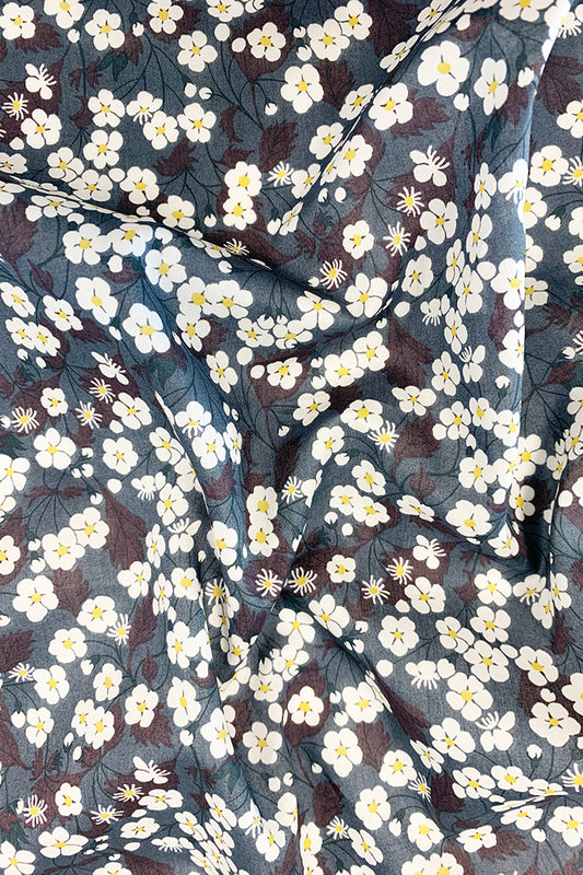 Liberty Fabric Tana Lawn® Cotton MITSI CHARCOAL