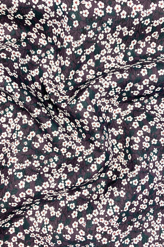 Liberty Fabric Tana Lawn® Cotton MITSI VALERIA AUBERGINE