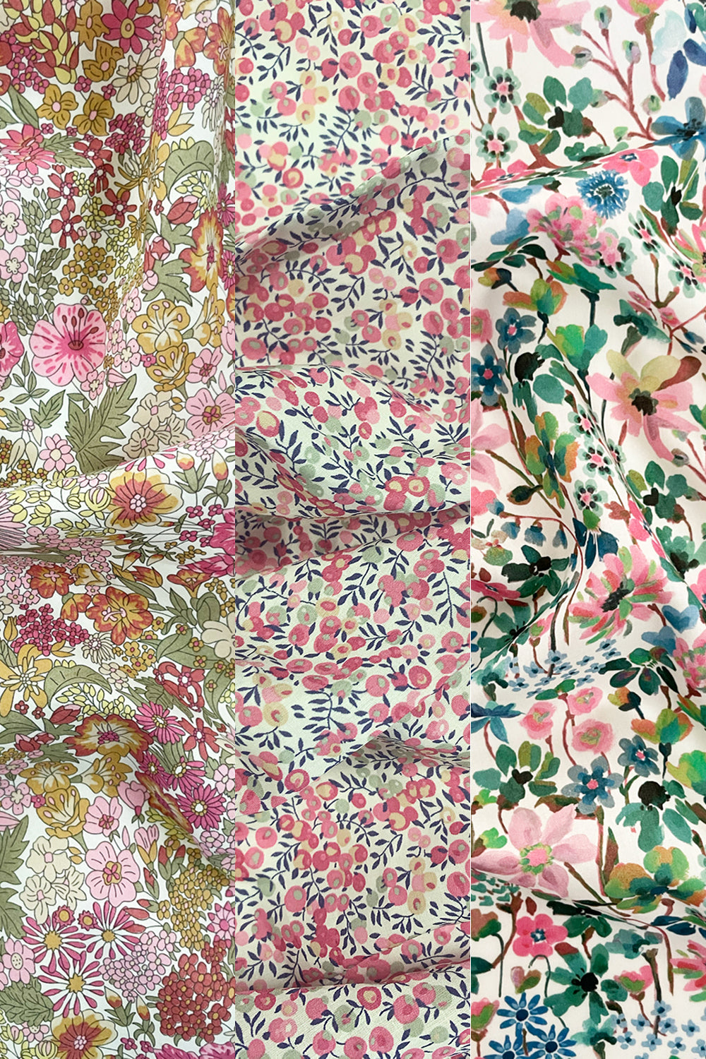 Liberty Fabric Tana Lawn® Cotton WILTSHIRE BUD MAGENTA