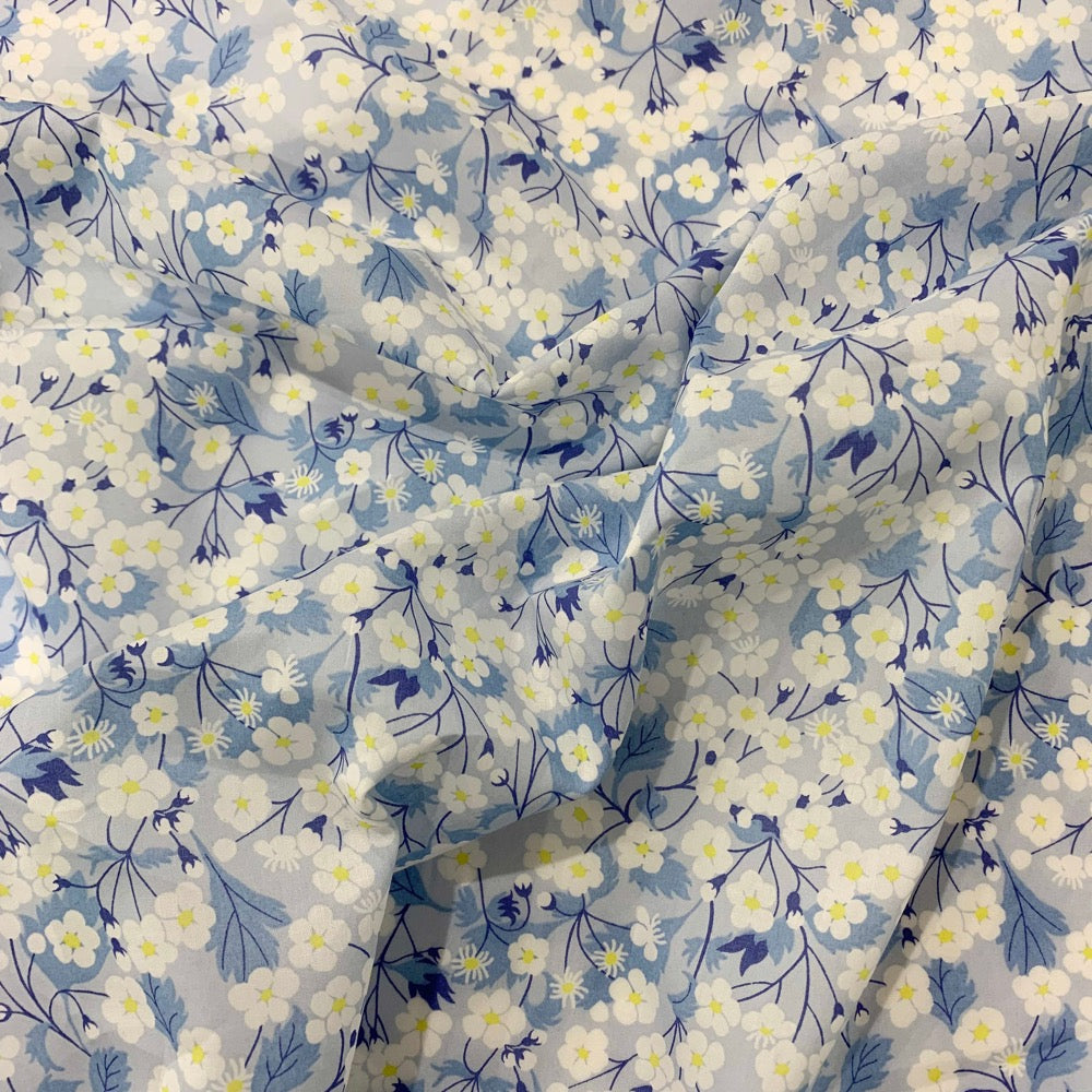 Liberty Fabric Tana Lawn® Cotton MITSI SKY BLUE