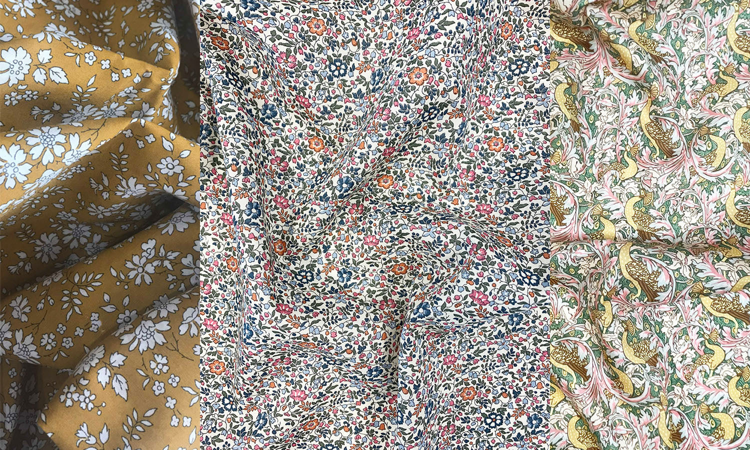 Liberty Fabric Tana Lawn® Cotton KATIE & MILLIE RUST